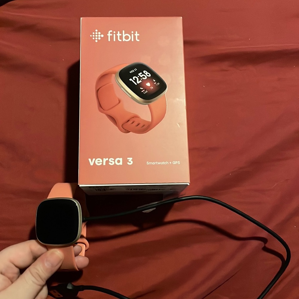 Versa 3 Fitbit Watch in Coral